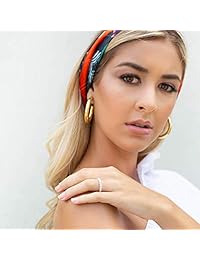 PAVOI - Anillos de circonita cúbica chapados en oro de 14 quilates, bandas de eternidad de 0.118 in, anillos de oro para mujer