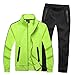 Sun Lorence Men's Athletic Full-Zip Stripe Jogging Tracksuit Casual Sport Sweat Suit