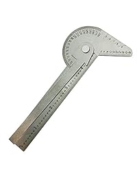 Big Horn 19207 cabeza redonda Transportador de ángulos cum Depth Gauge