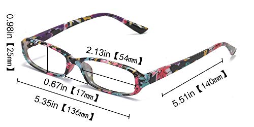 1 SOOLALA+Fashionable+Rectangular+Reading+Matching
