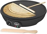 Quest Electric Pancake Maker & Crepe Maker 12 inch Non Stick Surface view 6