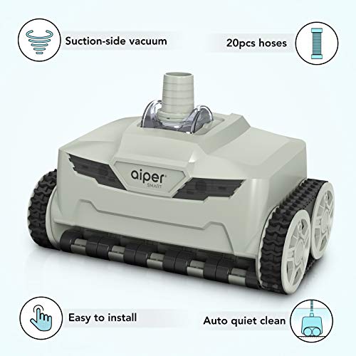 AIPER SMART Automatic Suction Pool Vacuum Cleaner, 360° Rotatable Wall