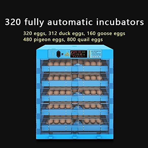 FHISD Eierinkubator 320 Eier Vollautomatische Geflügelbrütmaschine Eierbrutmaschine Brutmaschine mit automatischem… – Bild 5