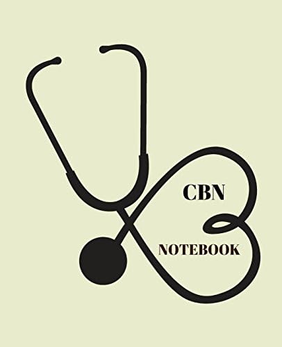 CBN Notebook: Certified Bariatric Nurse Notebook Gift |120 pages ruled With Stethoscope cover Paperback – June 13, 2018