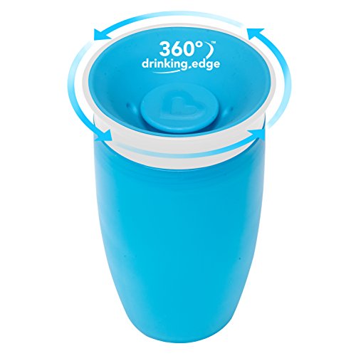 Munchkin Miracle 360 Sippy Cup, Green/Blue, 10 Ounce, 2 Count