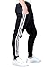 Yong Horse Men's Casual Sweatpants Striped Close Bottom Skinny Gym Joggers Pants