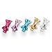 Onedor Baby Girls Shiny Bow Tie Hair Bows Clips Barrettes for kids Toddlers Children