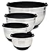 Top Rated Bellemain Stainless Steel Non-Slip Mixing Bowls with Lids