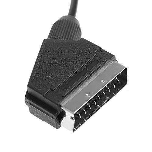 FidgetKute RGB Scart TV Lead DC Console Cable Cord with AV Box Adapter for Sega Dreamcast