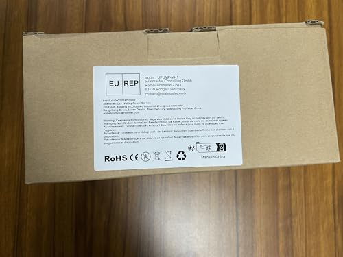 Powarobor 18V Akku Kompressor Kompatibel mit Makita 18V Akkus,10.34 bar Akku Autokompressor/kabellos Luftpumpe für Fahrrad/Auto/Motorrad 150PSI, Automatisch Stop,LED Lampe (ohne Akku, ohne Ladegerät) 2