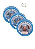 Milrose 70886 Blue Monster 3/4 Inch x 1429 Inch MDPE Blue Teflon Tape (3 Pack)