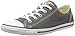 Converse Unisex Dainty Canvas Low Top Sneaker, Charcoal, 6 US Women