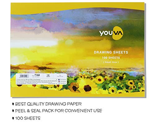 Navneet Youva Unfastened Sheets Drawing Sheets 21x29.7 