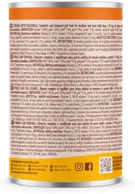 - Paté para Perros Adultos Medianos y Grandes con Pollo 12 x 400g