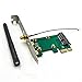 Allytech Wireless Network Ethernet LAN Mini PCI-E Card to PCI-E PCI Express Converter Adapter Antenna WiFi