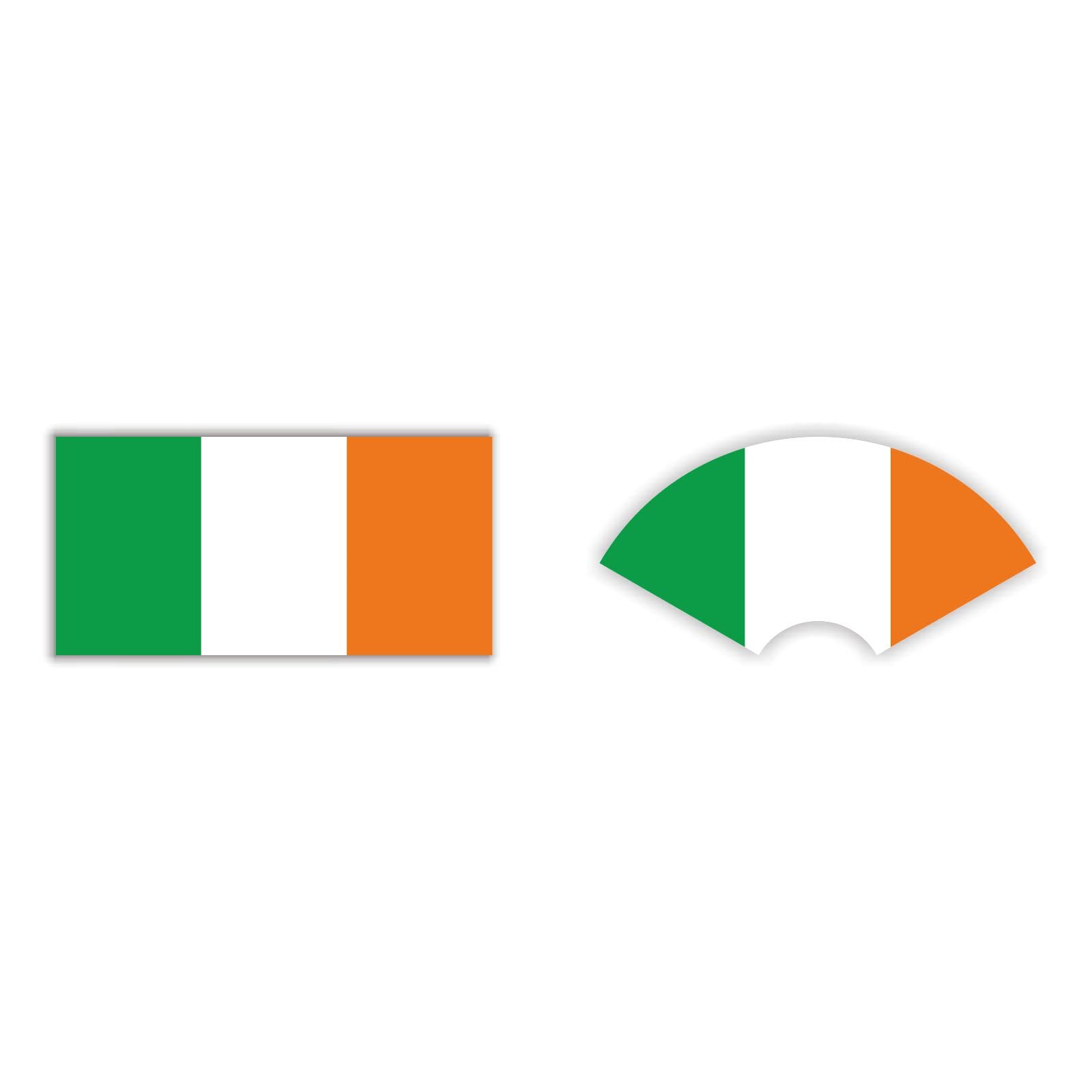 UK Series Womaha 30 Sheets Ireland Flag Temporary Tattoos 2 Patterns for Adults and Kids Football Face Tattoo Stick…