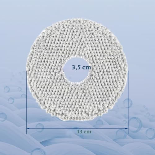 Spofan 8 Pieces Mop Pads for Ecovacs Deebot X2/T20/T20e/T30/T30S Pro/Combo/T50 OMNI für Xiaomi X20/X10+ Plus für Dreame L10s/L10/L20/X40/L40/X50 Ultra Vacuum Cleaner, Reusable and Washable | T30/T30C/T30e/T30S Pro/Combo Omni for Xiaomi X20/X10+ Plus Robot Vacuum Cleaner, Reusable and Washable Replacement Cloth