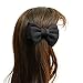 6 Pack Solid Color 5.2'' Bow Clips Women Hair Barrettes Hair Accessories
