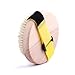Dry Brushing Body Brush Natural Bristle - Improve Blood Circulation, Lymphatic Drainage - Help Shed Dead Skin, Encourage New Cell Renewal for Smoother Brighter Skin and Reduce Pesky Ingrown Hairs