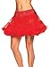Leg Avenue Plus Size Layered Tulle Petticoat, 1X-2X, Red