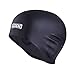 Aegend Solid Silicone Swim Cap, Comfortable Fit Swim Caps Swimming Cap for Men Women Adults Youths, 3D Ergonomic Design, Black