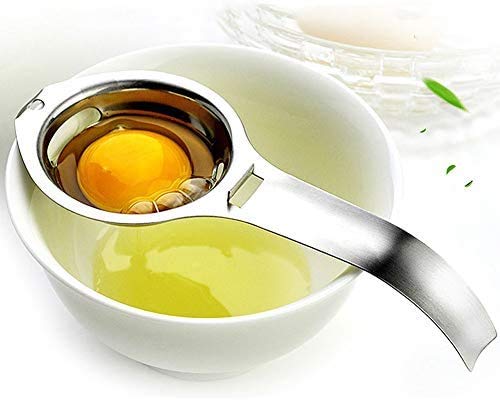 Egg Separator Egg White Separator 6.69 * 2.75 * 1.18 inches Stainless Steel Kitchen Cooking Gadget