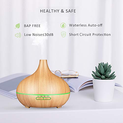 SOICARE Room Diffuser Sets with Essential Oils3 x 10ml Pure Essential Oils (Lavender Included