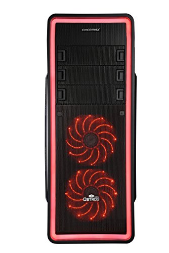 Enermax-Ostrog-GT-ATX-Mid-Tower-Computer-Case-with-Acrylic-See-Thru-Side-Panel-ECA3280A-BR-BlackRed