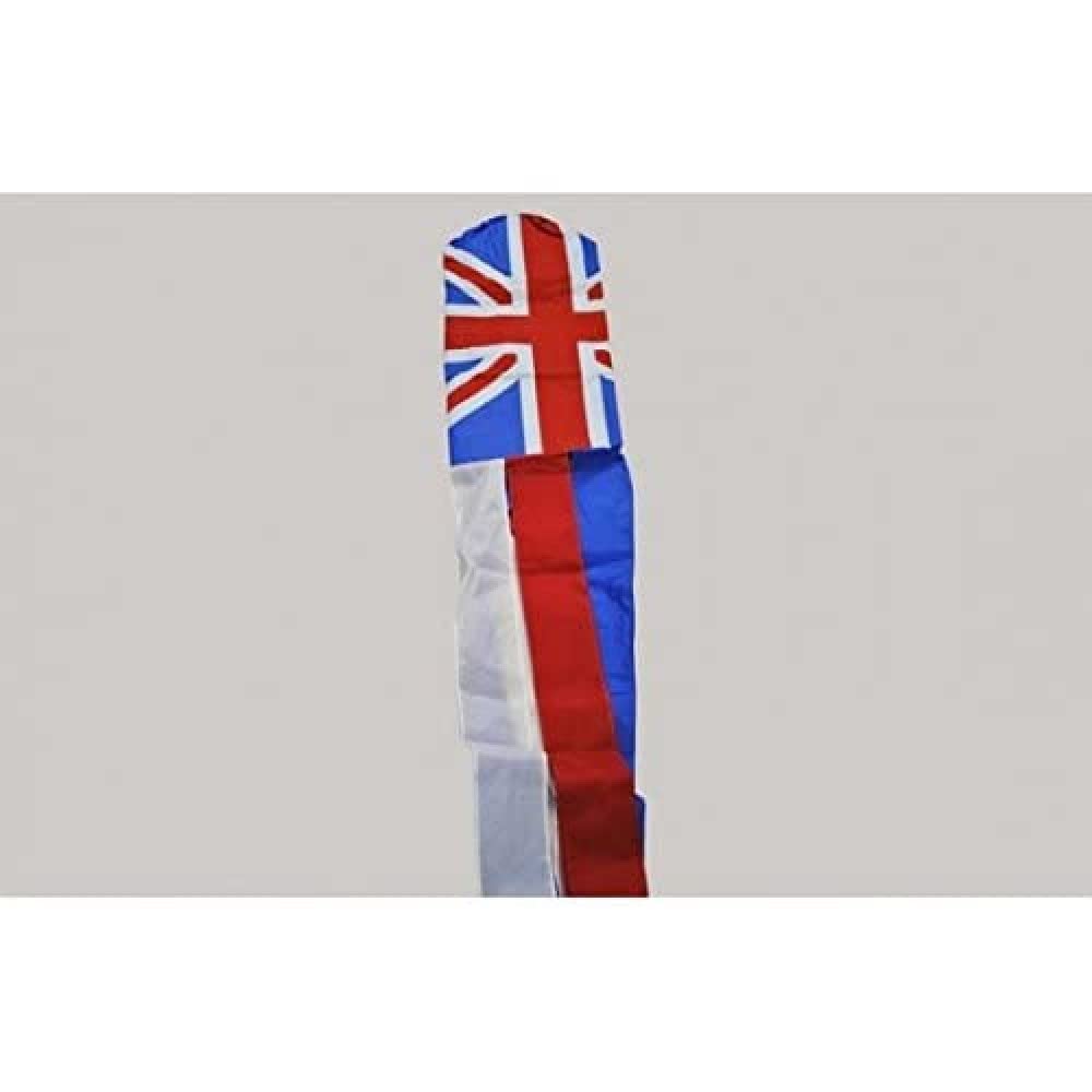 AZ FLAG - United Kingdom Windsock 5'' - British Wind Sock Flag 100% Polyester 150 cm - 5 Feets