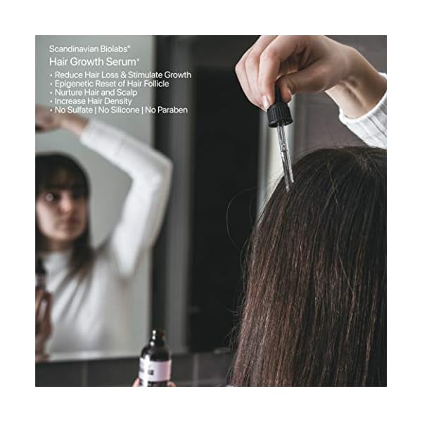 Scandinavian Biolabs Hair Growth Routine for Women with Clinically Proven results in 45 days - Hair Serum for Hair Loss…
