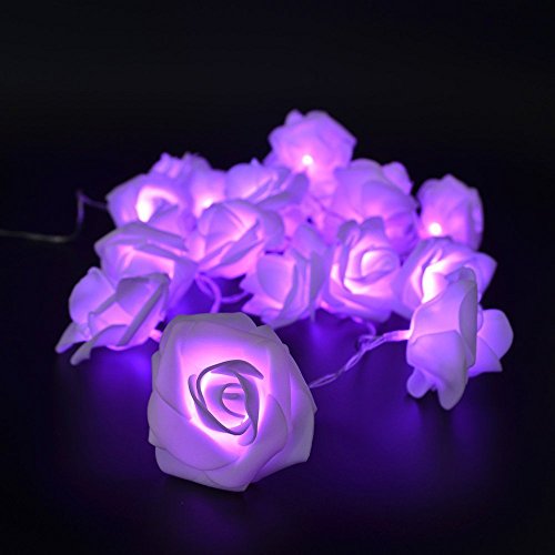 Avanti 20 Led Battery Operated String Romantic Flower Rose Fairy Light Lamp Outdoor for Valentine