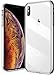 RANVOO Clear iPhone Xs Case/iPhone X Case, Glass Hard 9H+ Tempered Glass Back [Never Yellows] + Premium Silicone Bumper [Non Slip] Full Protective Transparent Case iPhone Xs/X, Crystal Clear