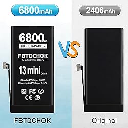 FBTDCHOK 6800mAh Upgraded Replacement Battery