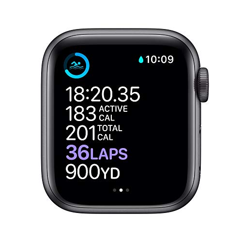 Apple Watch Series 6 (GPS + Cellular, 40mm) - Space Gray Aluminum Case with Black Sport Band