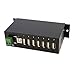 StarTech.com 7-Port USB 2.0 Hub - Metal Industrial USB-A Hub with ESD Protection & 350W Surge Protection - Din Rail, Wall or Desk Mountable - TAA Compliant USB Expander Hub (ST7200USBM)