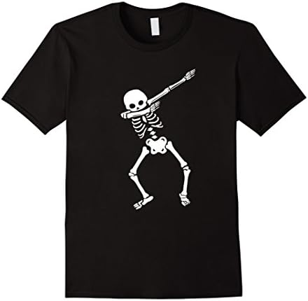 Mens Cool Dabbing Skeleton T Shirt Dab Hip Hop Funny Dance Gift Small Black
