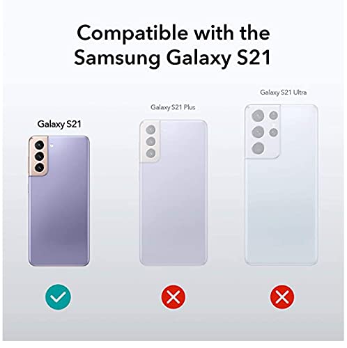 ESR Clear Case Compatible with Samsung Galaxy S21, Slim, Soft, and Flexible Transparent Polymer Case, Clear