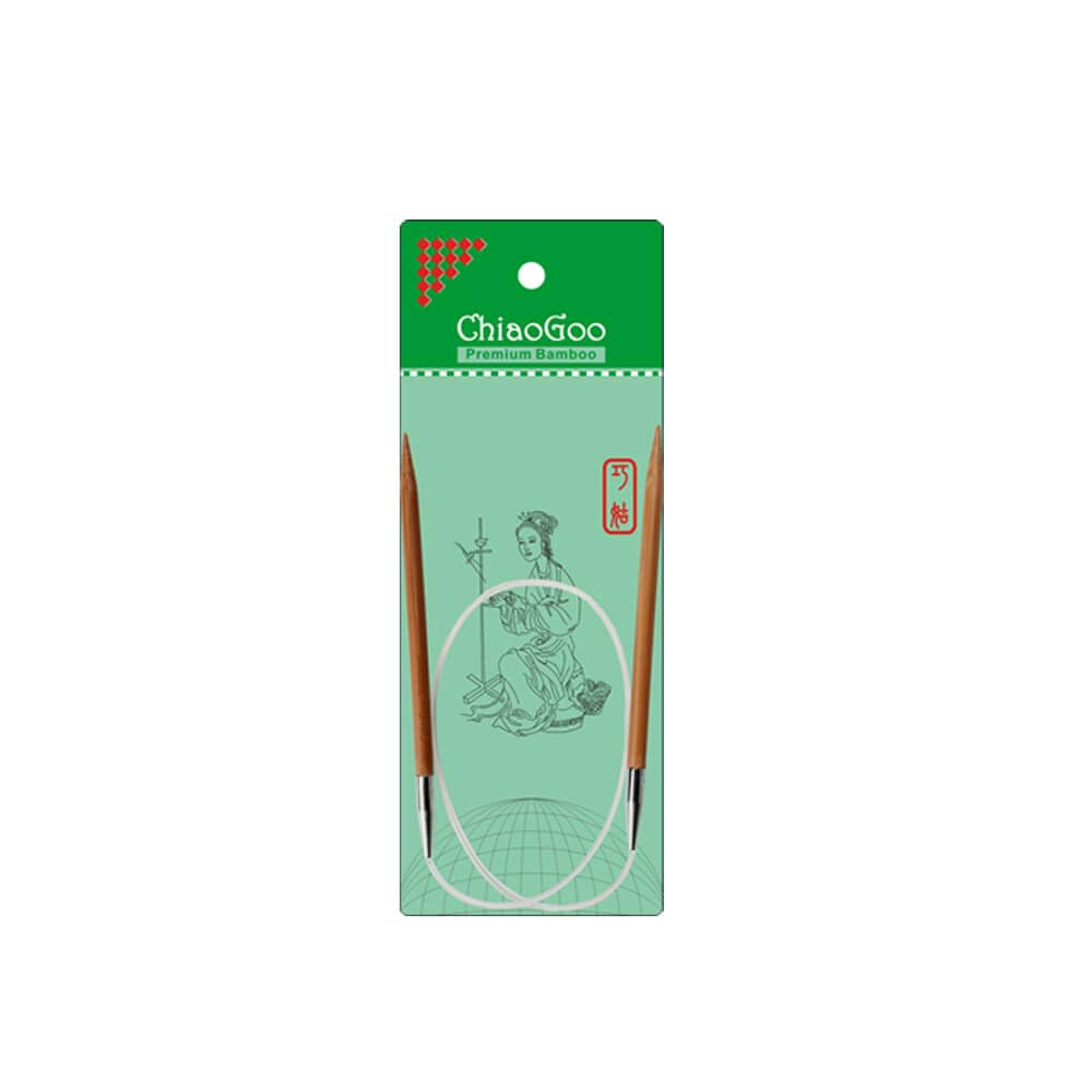 ChiaoGoo Circular Needle Bamboo 60cm 3.75mm Patina - 1pc