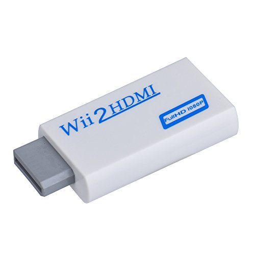 Coersd Full HD HDMI 1080P Converter Adapter with 3.5 mm Audio Output for Wii 2