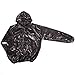 bargain house Sauna Suit - Heavy Duty Fitness Weight Loss Sweat Sauna Suit Exercise Gym Anti-Rip Black L