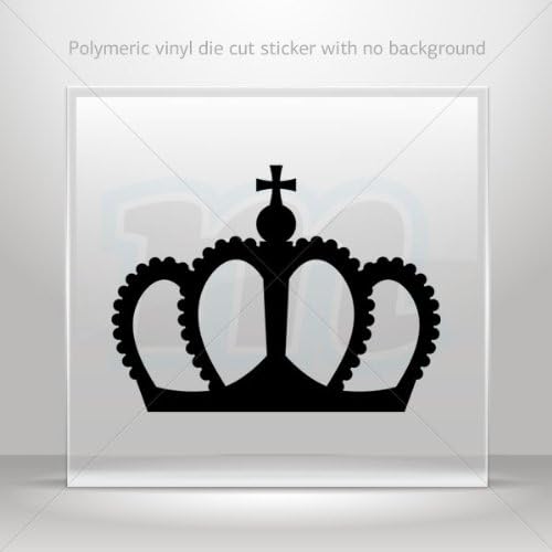 Stickers Decal Royal Crown Chess Queen King Kingdom Romania Motorbike Durable Sports car 0502 ZZ226