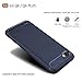 LG Q6 Case, LG G6+ Case, LG Q6 Plus Case - Suensan TPU Shock Absorption Technology Raised Bezels Protective Case Cover for LG Q6 Mini (TPU Blue)