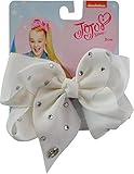 JoJo Girls Siwa White Bow with Rhinstone Hair Bow
