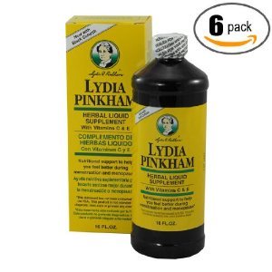 6pk - Lydia Pinkham Herbal Liquid Supplement 16 Oz 6pk - Lydia Pinkham Herbal Liquid Supplement 16 Oz