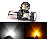 LED import USA 3030 SMD White/Yellow 1157 2057 2357 7528 Switchback LED Bulbs For Turn Signal Lights
