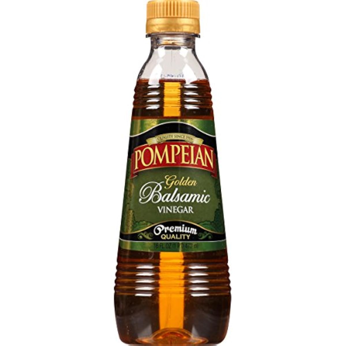 Pompeian Golden Balsamic Vinegar, 16 Ounce, Slightly sweeter, sweet and