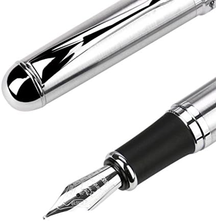 Matte Frosted Deluxe Black JinHao X750 Fountain Pen 0.5mm Extra Fine Nib (I)