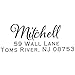 Custom Return Address Stamp - Self Inking Stamp - Medium Size - Style RAM101 - Choose from 15 Ink Colors