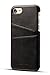 Leather iPhone Case for Iphone 7 | Iphone 8 | Wallet Phone Case | Ultra-Slim Leather Credit Card Holder | Mobile Phone Case | Phone Cover | For Girls | Boys| Men, Black