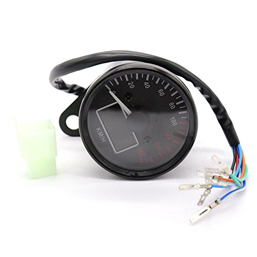 ETbotu Mini DC 12V LED Ammeter Display Instruments Multi-functional Gauge Odometer Accessory - Thumbnail 3